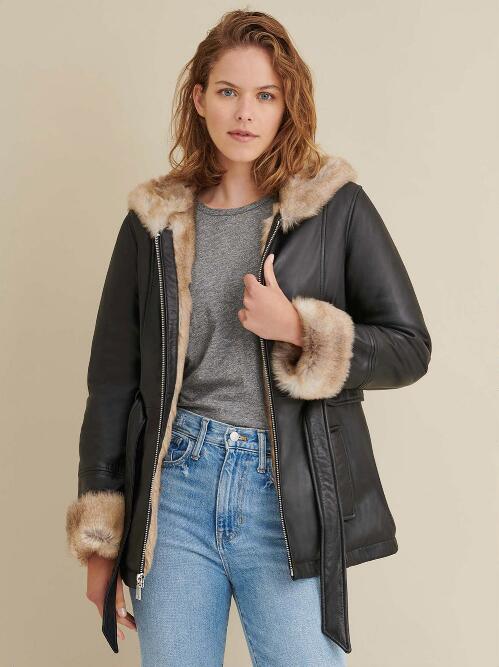 FAUX FUR AND LEATHER