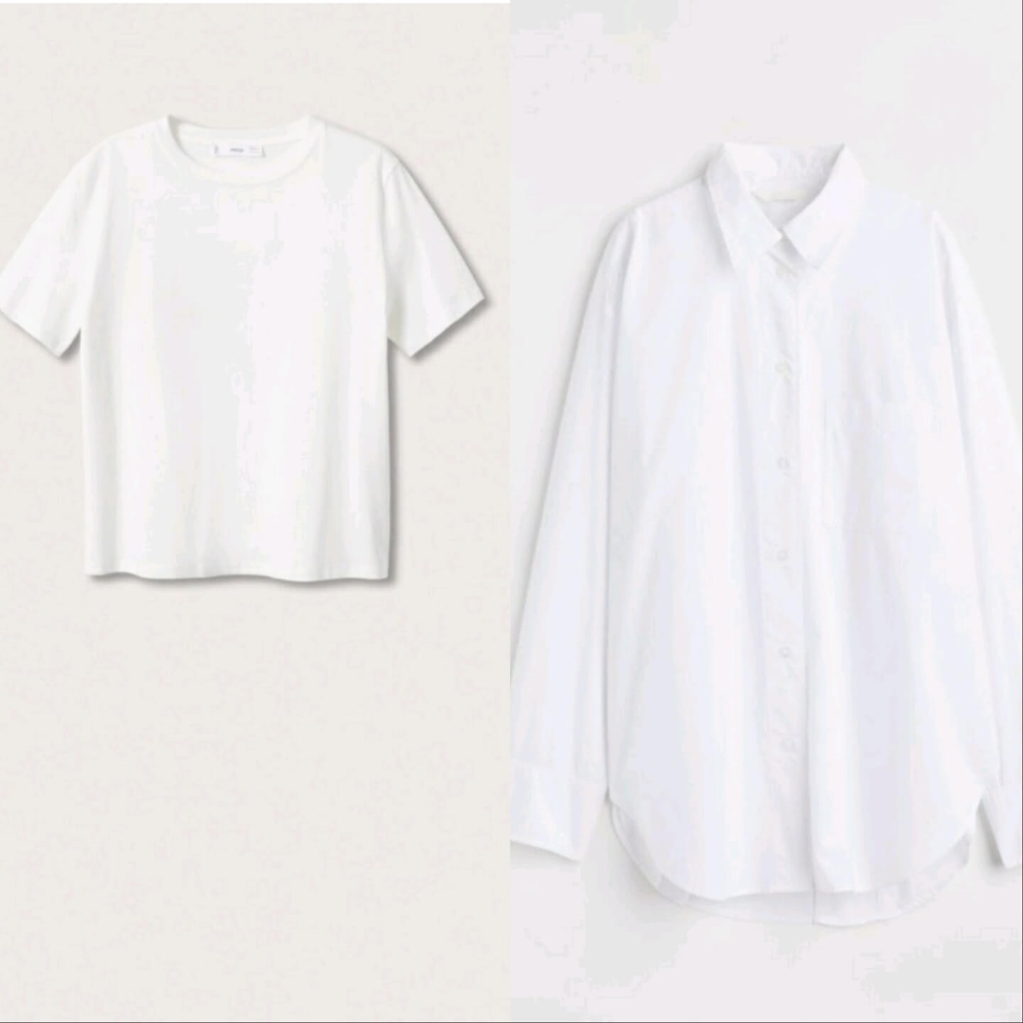 قميص أبيض