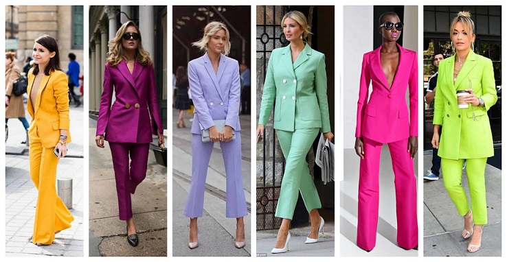 suits in colors