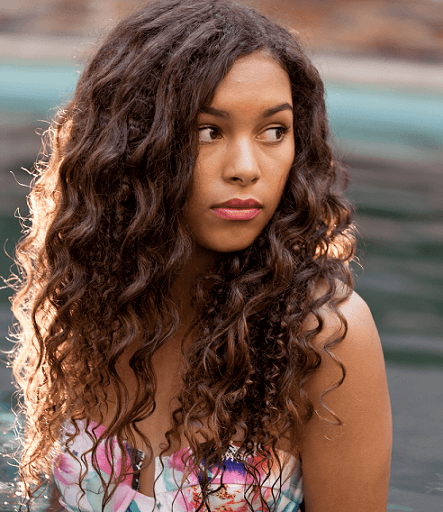 Curly Hair with Hair Extensions