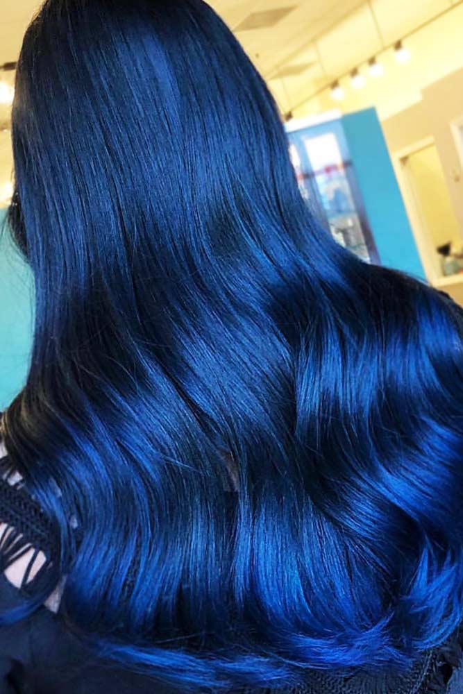 Где можно найти голубую краску для волос
