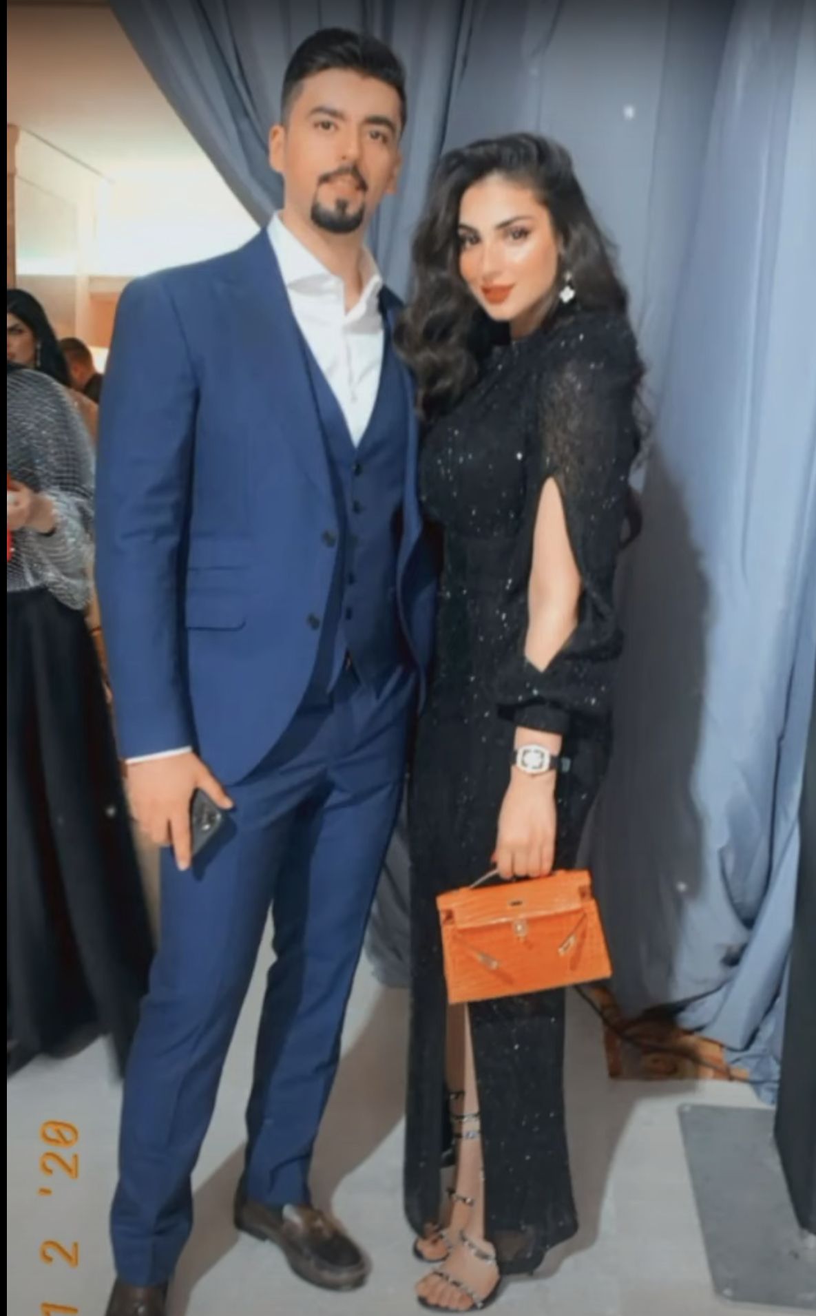 زينب العلوان مع زوجها