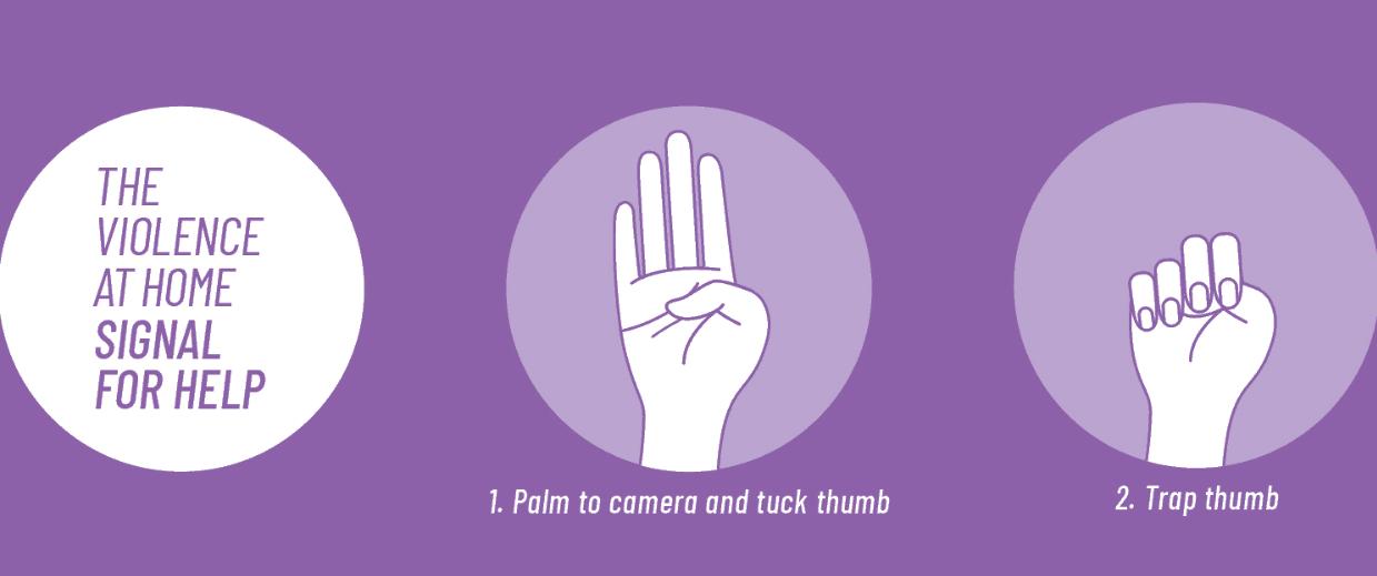 The Hand signal for HELP1