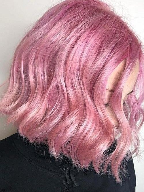شعر زهري pink hair