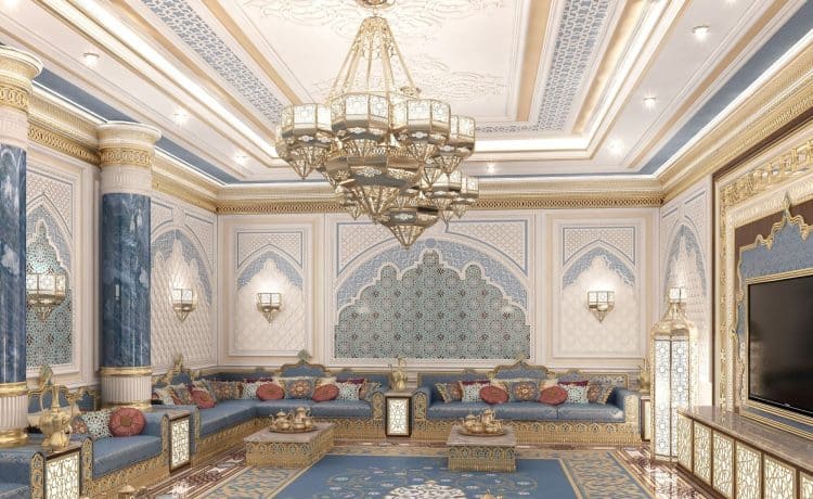 ديكورات جدران مجالس فخمة