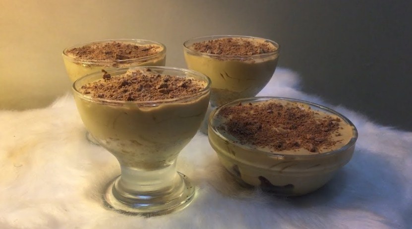 حلى عشاء بارد كاسات