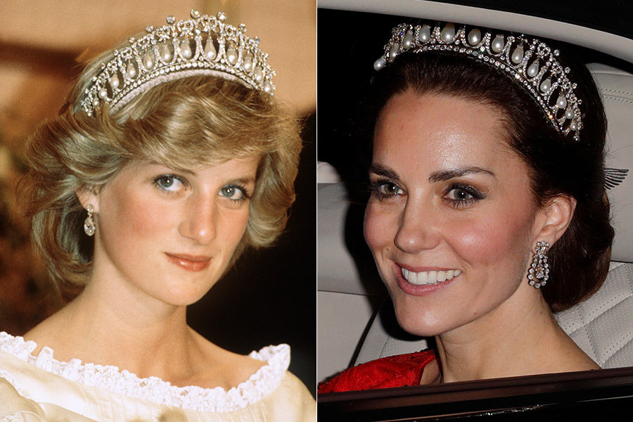 صور: أميرات بريطانيا يضعن مجوهرات مستعملة وهذا الدليل