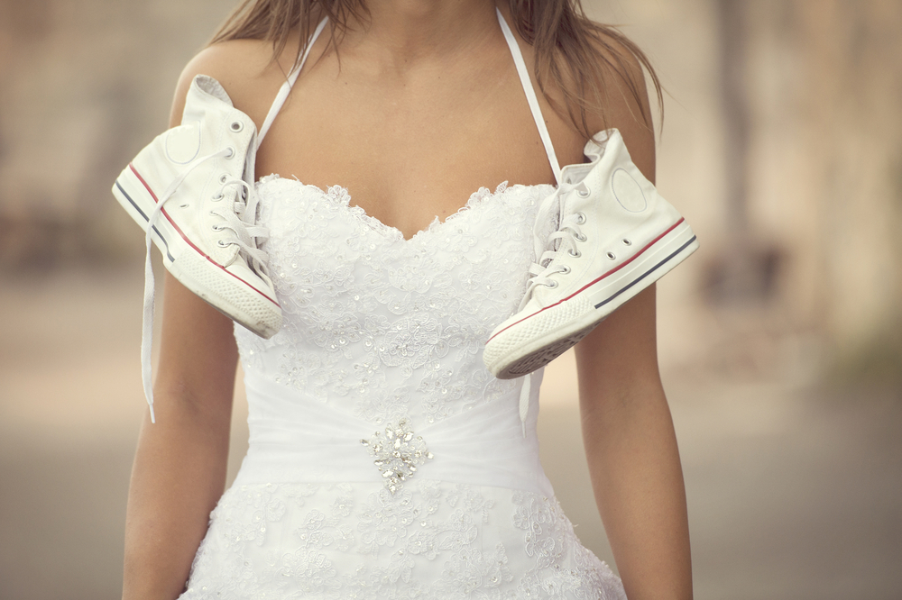 الأحذية المسطّحة للعروس العصرية… لا للكعب العالي!