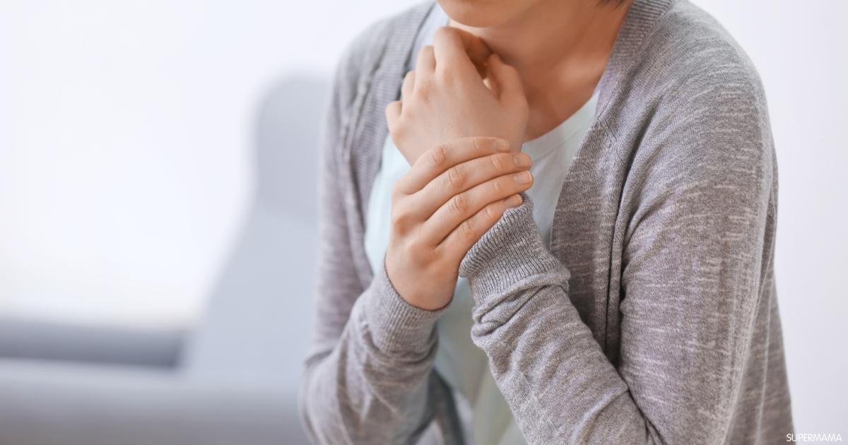 هل القلق يسبب ألم في اليد اليسرى؟