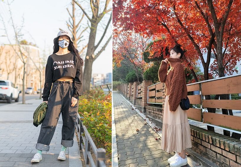 أكثر صيحات الموضة رواجاً في كوريا هذه الأيام