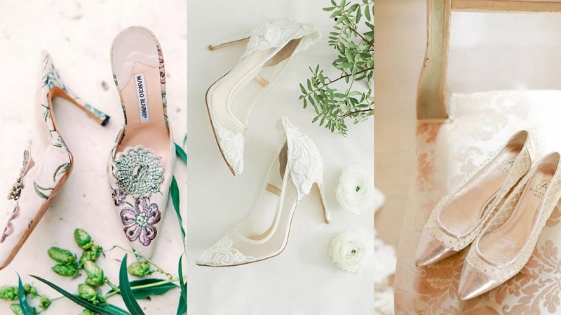 صور أحذية زفاف غير مألوفة وعلى الموضة