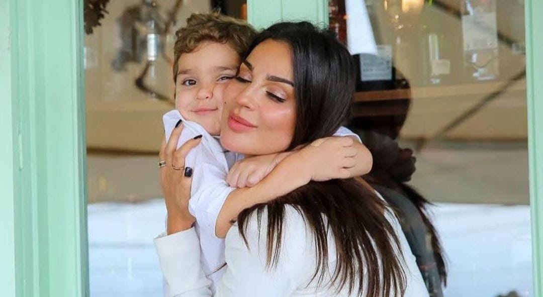 بالفيديو | نادين نسيب نجيم تحتفل بعيد ميلاد ابنها بكلمات مؤثرة